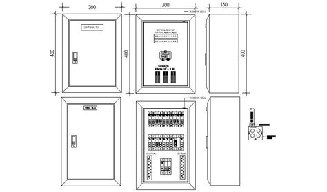 electrical box cad files